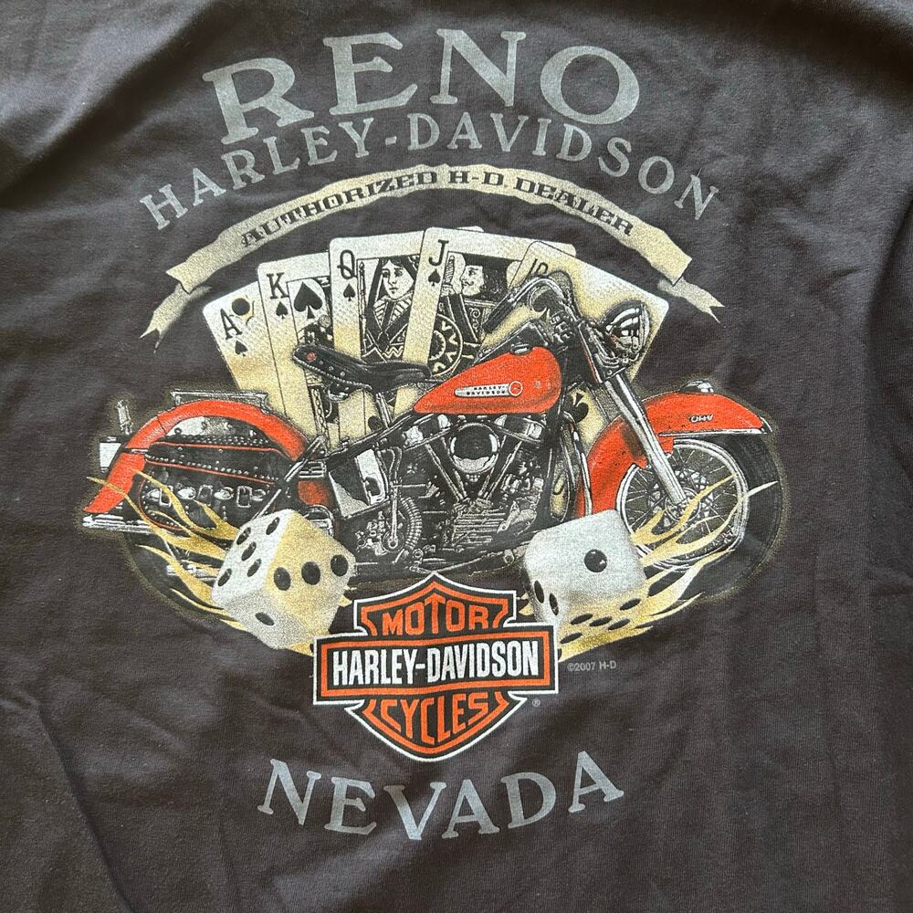 Harley Davidson men's Reno Nevada size large T-shirt - Picture 4 of 11